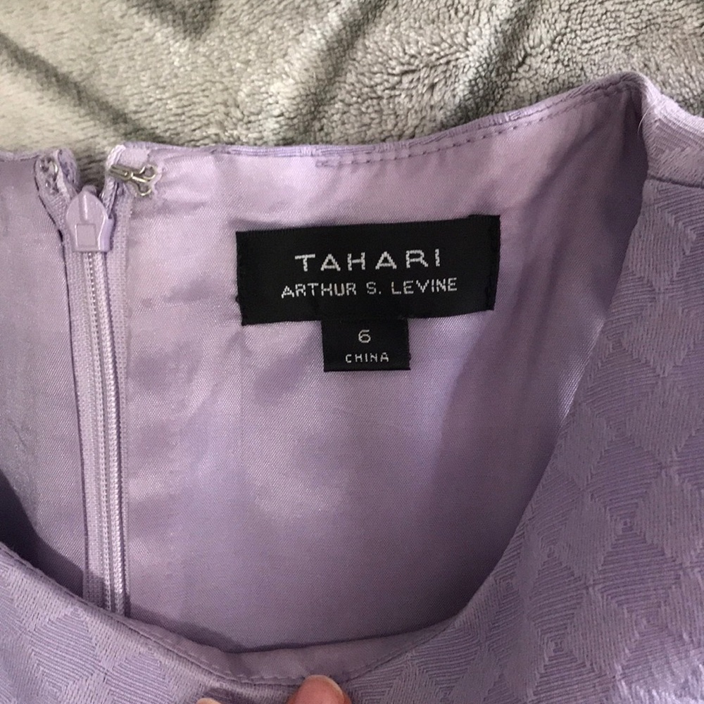 Tahari lavender dress - Picture 2 of 3